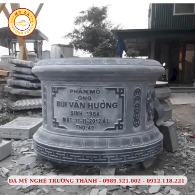 Mộ Đá Tròn Đơn Giản