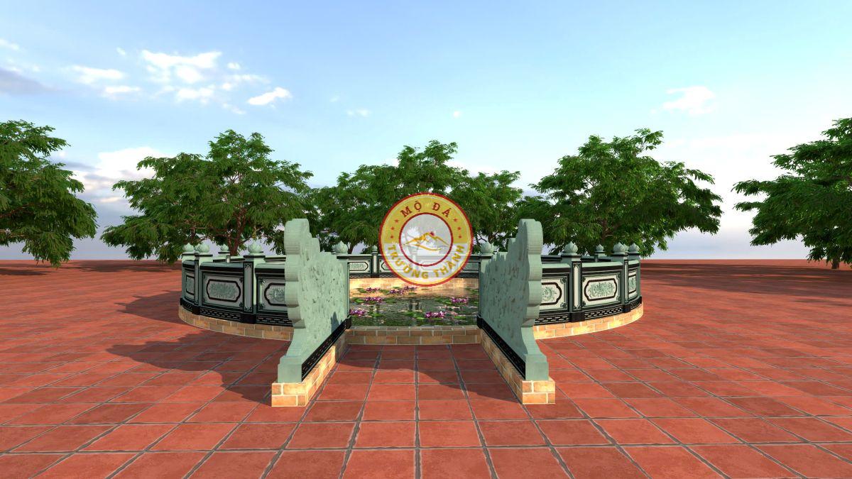 Bản vẽ mộ tròn đảm bảo yếu tố phong thủy