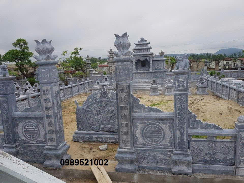 Cột cổng – Cột hiên lăng mộ 4 Mẫu Cột cổng – Cột hiên lăng mộ bằng chất liệu đá