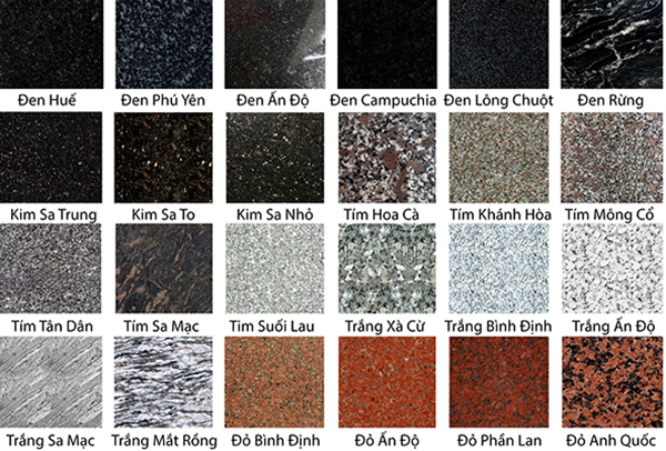 Hàng Rào Lăng Mộ đẹp 2025 5 Đá hoa cương (granite)
