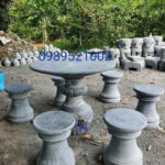 bộ bàn ghế đá ngoài trời