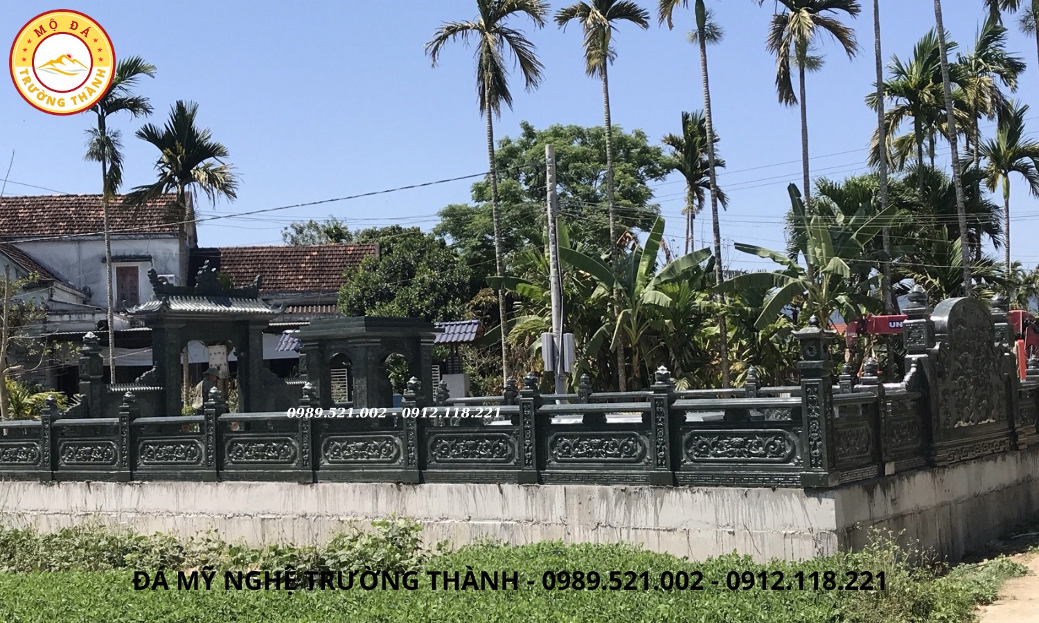 Khu lăng mộ đá kiểu khuôn viên rộng
