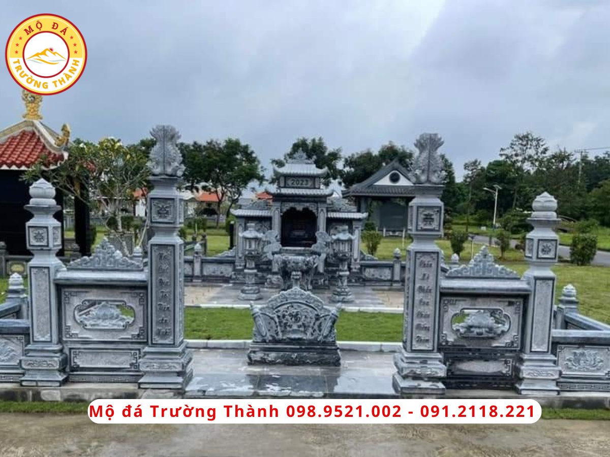 Top 10 Mẫu Khu Lăng Mộ Đá Đẹp Nhất tại Quảng Ninh 3 Khu Lăng Mộ Đá Tích Hợp Bàn Thờ