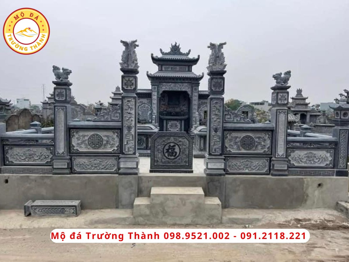 Top 10 Lăng Mộ Đá Xanh Đen Đẹp Tại Bắc Ninh 6 Lăng Mộ Đá Kích Thước Lớn