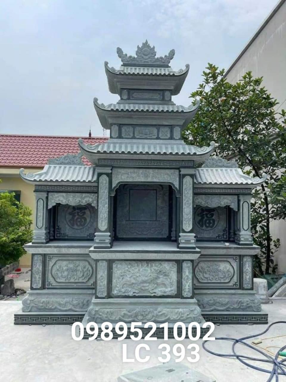 Top 10 Lăng Mộ Đá Xanh Đen Đẹp Tại Bắc Ninh 2 Lăng Mộ Đá Tam Quan