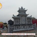 Mộ đá xanh đen tinh xảo