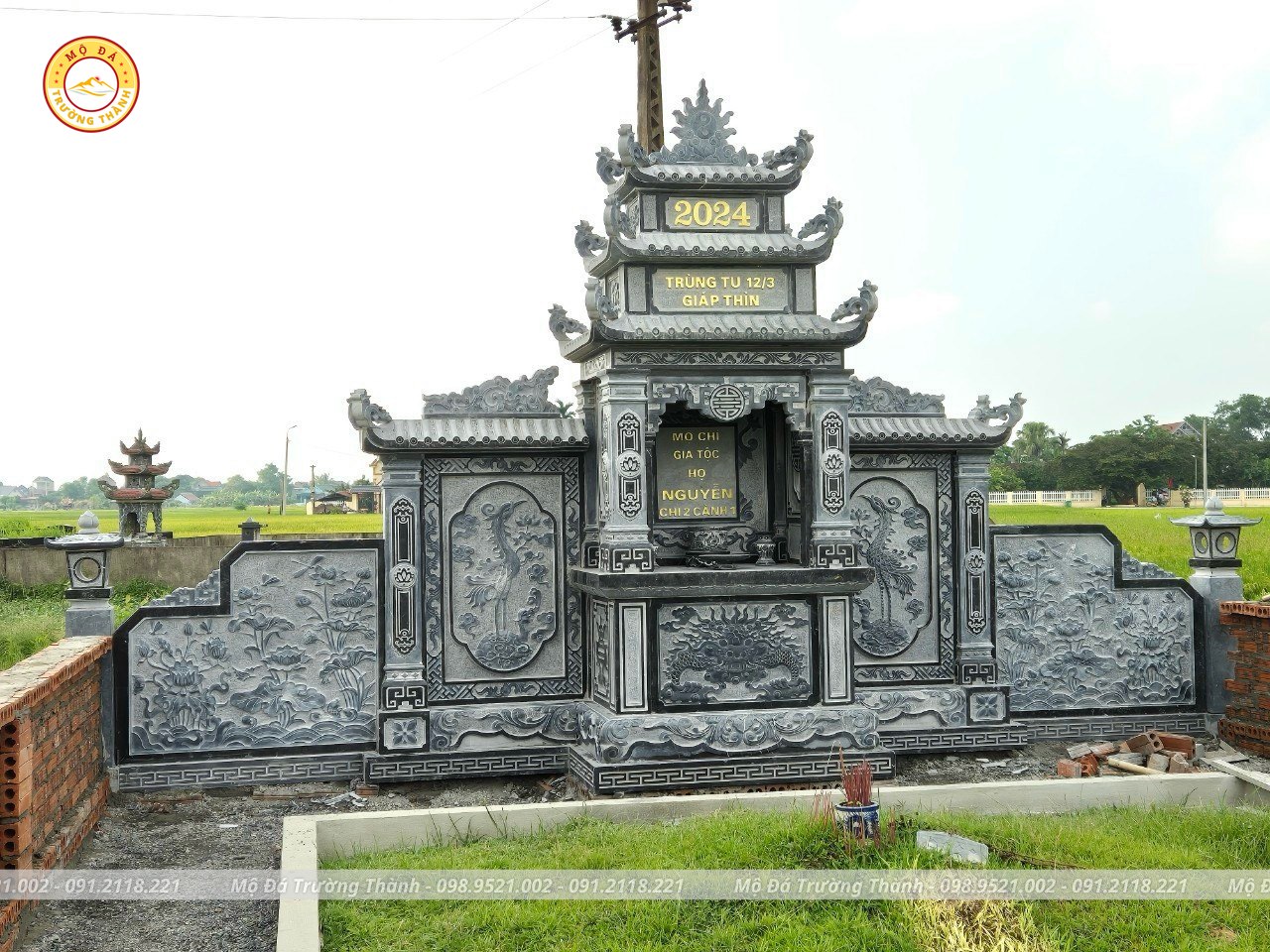 Lăng mộ đá thiết kế theo yêu cầu 