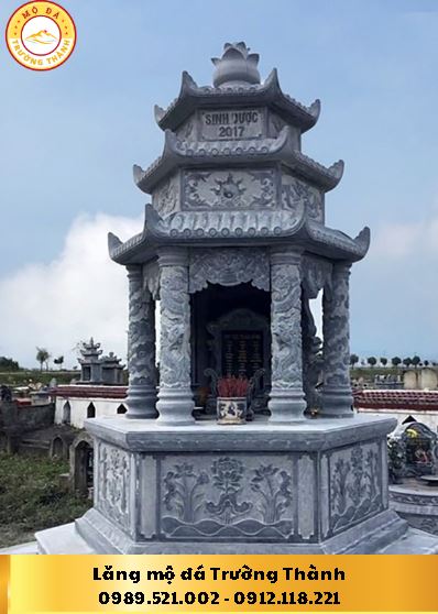 Top 10 Mộ Đá Lục Lăng Tại Đồng Nai 1 Lăng mộ được làm từ đá xanh nguyên khối