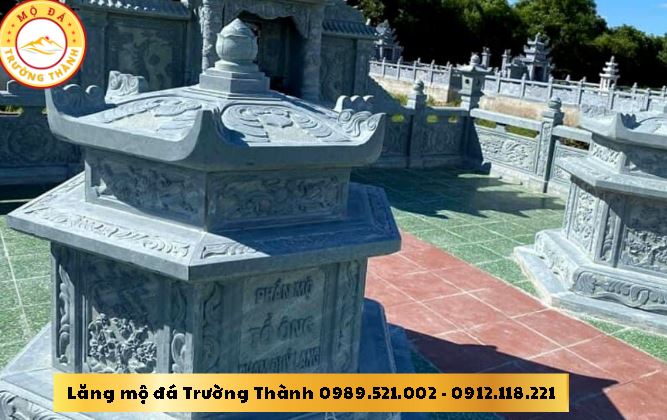 Top 10 Mộ Đá Lục Lăng Tại Hồ Chí Minh 2 Lăng có thiết kế lục giác cổ kính
