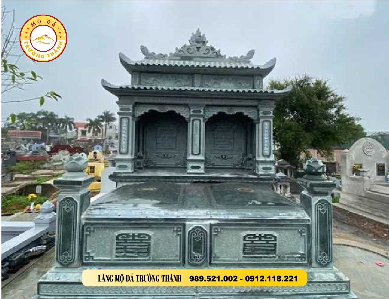 mộ đôi có mái che tại Bắc Ninh