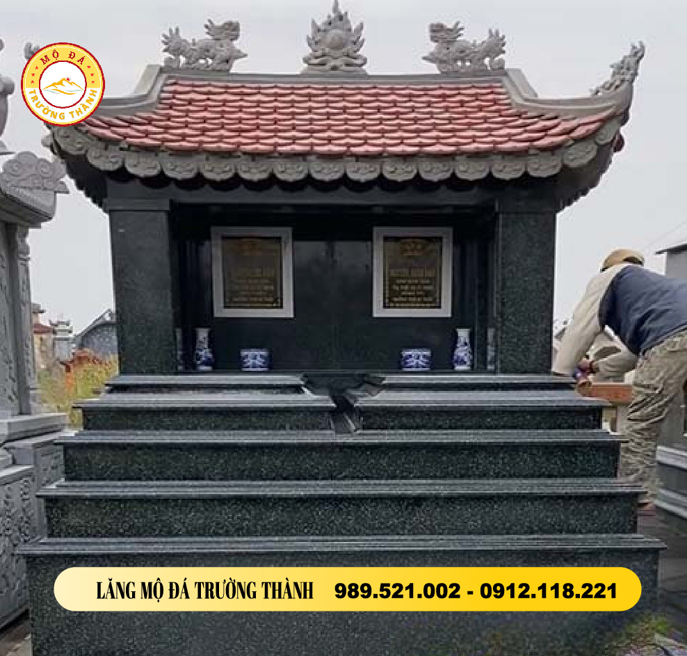 mộ đôi có mái che tại Phú Thọ