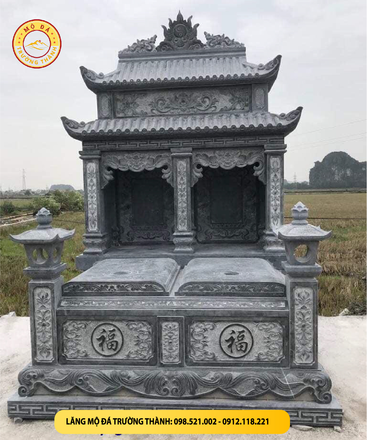 mộ đôi có mái che tại Hồ Chí Minh