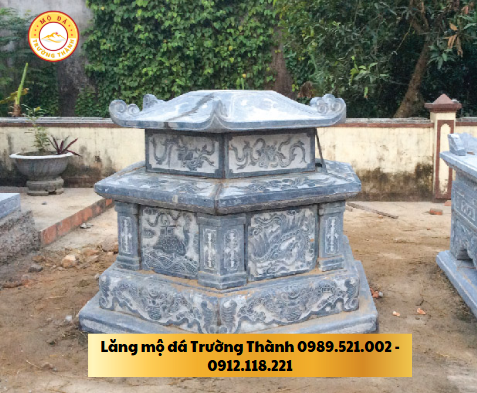 Mộ đá lục lăng thường được xây dựng với những đường nét đơn giản nhưng không thiếu phần tinh xảo