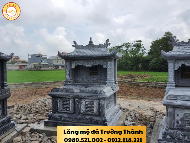 Top 10 mộ đôi có mái che tại Bắc Kạn 1 Mộ đôi được xây dựng từ đá tự nhiên