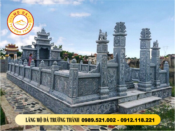 Lăng mộ làm từ Đá xanh Thanh Hóa