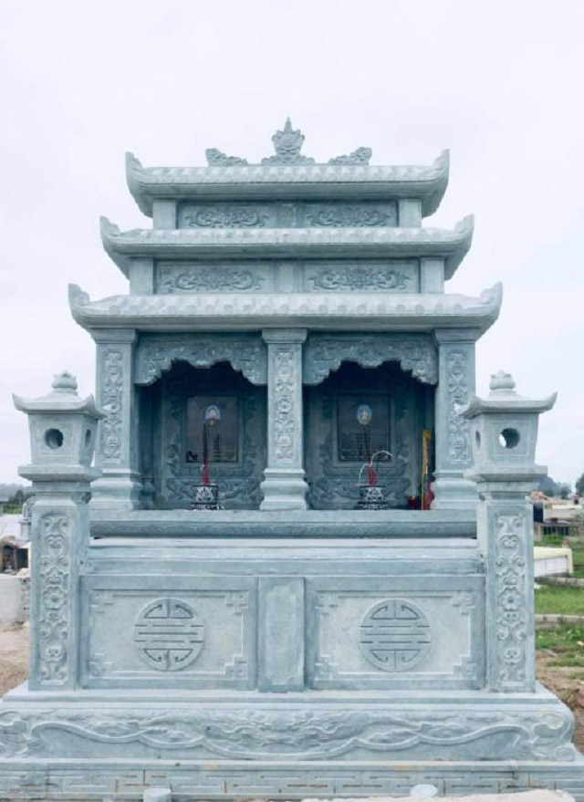 Mộ Đôi có mái che Tại Huyện Cầu Kè