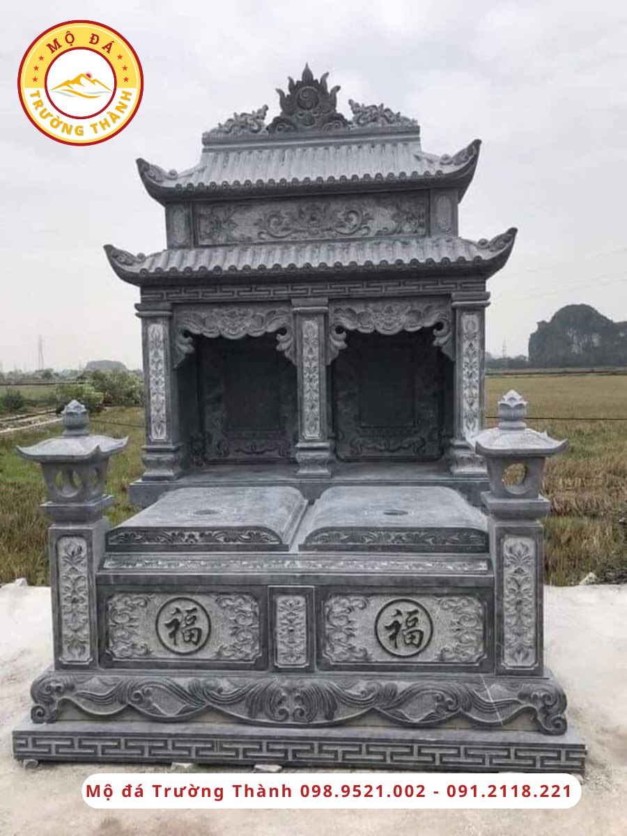Mộ Đôi có mái che tại Huyện Cầu Ngang