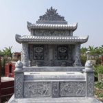 Mộ Đôi có mái che Của Ông Lâm Đình Hòa (Huyện Châu Thành)