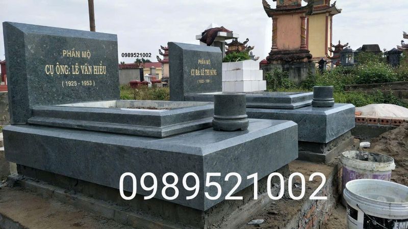 Mộ đá nguyên khối đẹp